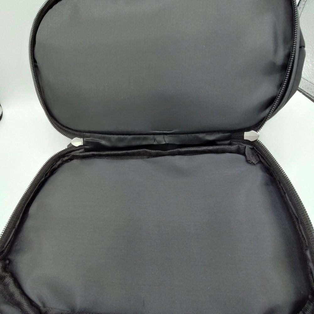 CHANEL Beaute Black Nylon Travel Case Zip Bottom Organizer Dust Bag VIP GWP Bag - Picture 4 of 12